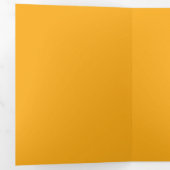 Invitation Trois Volets Rose jaune (Intérieur en premier)