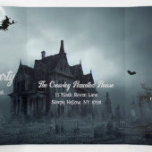 Invitation Trois Volets Soirée d'Halloween sombre et Éffrayante (Intérieur au milieu)