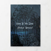 Invitation Trois Volets Soirée d'Halloween sombre et rêvée (Page de couverture)