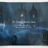 Invitation Trois Volets Soirée d'Halloween sombre et rêvée (Intérieur au milieu)