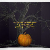 Invitation Trois Volets Soirée sorcière fête d'Halloween (Intérieur au milieu)