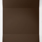 Invitation Trois Volets Solide Brown profond - Arrière - plan rustique min (Intérieur au milieu)