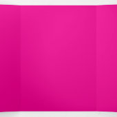 Invitation Trois Volets Solide Vibrant Magenta bg | Style moderne (Intérieur au milieu)