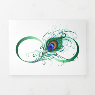 Invitation Trois Volets Symbole de l'Infinity