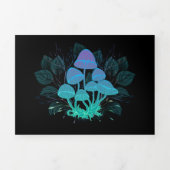 Invitation Trois Volets Tabourets dans Bushes (Page de couverture)