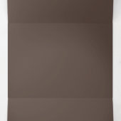 Invitation Trois Volets Texture de fond brun chocolat riche (Intérieur au milieu)