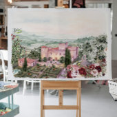 Invitation Trois Volets Toscane Italie | Mariage illustré