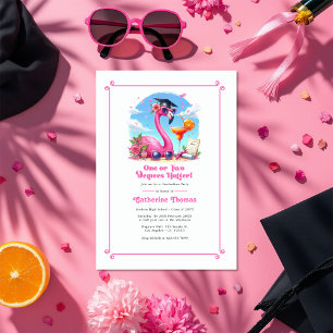 Invitation Trois Volets Un ou deux degrés Hotter Tropical Grad Party