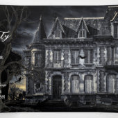 Invitation Trois Volets Une Soirée Hantée Pour Halloween (Intérieur au milieu)