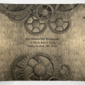 Invitation Trois Volets Victorian Steampunk Halloween (Intérieur au milieu)