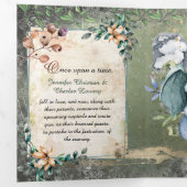 Invitation Trois Volets Watercolor Fairytale Dragon Mariage (Intérieur en premier)