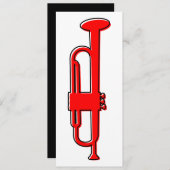 Invitation trompette oddRex (Devant / Derrière)