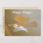 Invitation Trompettes anges (Devant / Derrière)