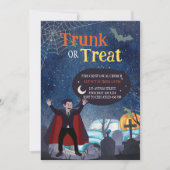 Invitation Tronc D'Événement Halloween Cute Ou Traite Pour Le (Devant)