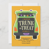 Invitation Tronc Halloween Ou Traitement (Devant)