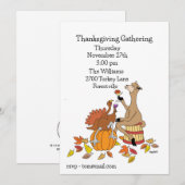 Invitation Trôner la Saison (Devant / Derrière)