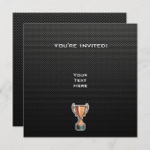 Invitation Trophée Sleek (Devant / Derrière)