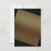 Invitation Tropic Jungle Black White Party raypes Luxe (Dos)