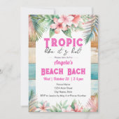 Invitation Tropic Like It's Hot Bachelorette Party (Devant)