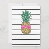 Invitation Tropic Like It's Hot Pineapple Tropical Birthday (Dos)
