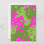 Invitation Tropic Like It's Hot Pink Tropical Birthday (Dos)