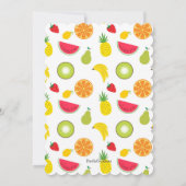 Invitation Tropica, Tutti Frutti, Été, Fille 2e (Dos)