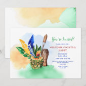 Invitation Tropical Affair (Devant / Derrière)