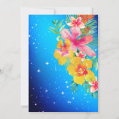 Invitation Tropical Aloha Luau Graduation Party (Dos)