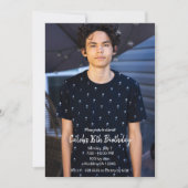 Invitation Tropical Ananas Moderne Photo Fête d'anniversaire (Devant)