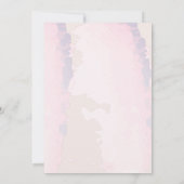 Invitation Tropical Aquarelle Brush Strokes Graduation (Dos)