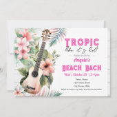 Invitation Tropical Bachelorette Party (Devant)