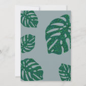 Invitation Tropical Bachelorette Party Tropique Comme il fait (Dos)