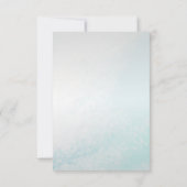 Invitation Tropical Beach Blue Parties scintillant Palm Maria (Dos)