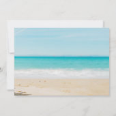 Invitation Tropical Beach Cool Pineapples Retraite (Dos)