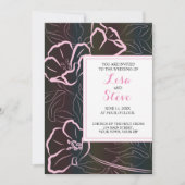 Invitation Tropical Beach Destination Mariage (Devant)
