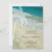 Invitation Tropical Beach Homecoming Dance (Devant)