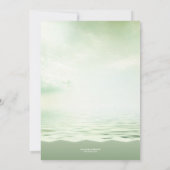 Invitation Tropical Beach Palm Trees Post Wedding Party (Dos)