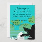 Invitation Tropical Beach Party (Dos)