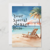 Invitation Tropical Beach Party (Dos)