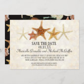 Invitation Tropical Beach Shells Starfish Nautilus Été (Devant / Derrière)