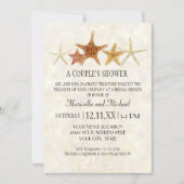 Invitation Tropical Beach Shells Starfish Nautilus Été (Devant)