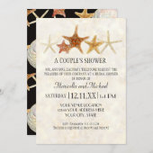 Invitation Tropical Beach Shells Starfish Nautilus Été (Devant / Derrière)