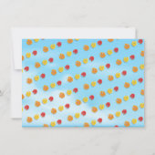 Invitation Tropical Beach Summer Père Noël Christmas Party (Dos)