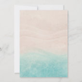 Invitation Tropical Beach with Hibiscus Flower Wedding (Dos)