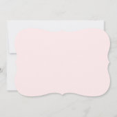 Invitation Tropical Blush Pink & Pampas Enregistrer La Date (Dos)