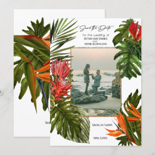 Invitation Tropical Breeze Luxuriante Faire Savoir Botanique 