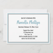 Invitation Tropical Cocktail Parapluies 55e anniversaire Invi (Dos)