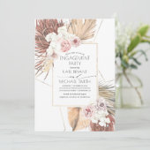 Invitation Tropical Earthy Jungle Foliage (Debout devant)