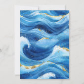 Invitation Tropical Flower Sailing Wheel Nautical Wedding (Dos)