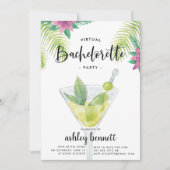 Invitation Tropical Getaway | Bachelorette virtuelle (Devant)
